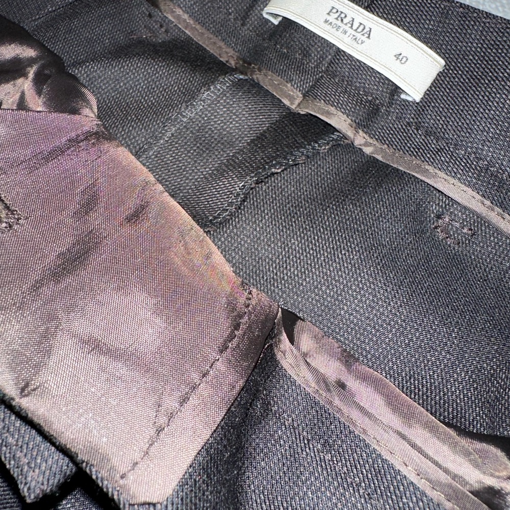 Prada Charcoal Gray Pants